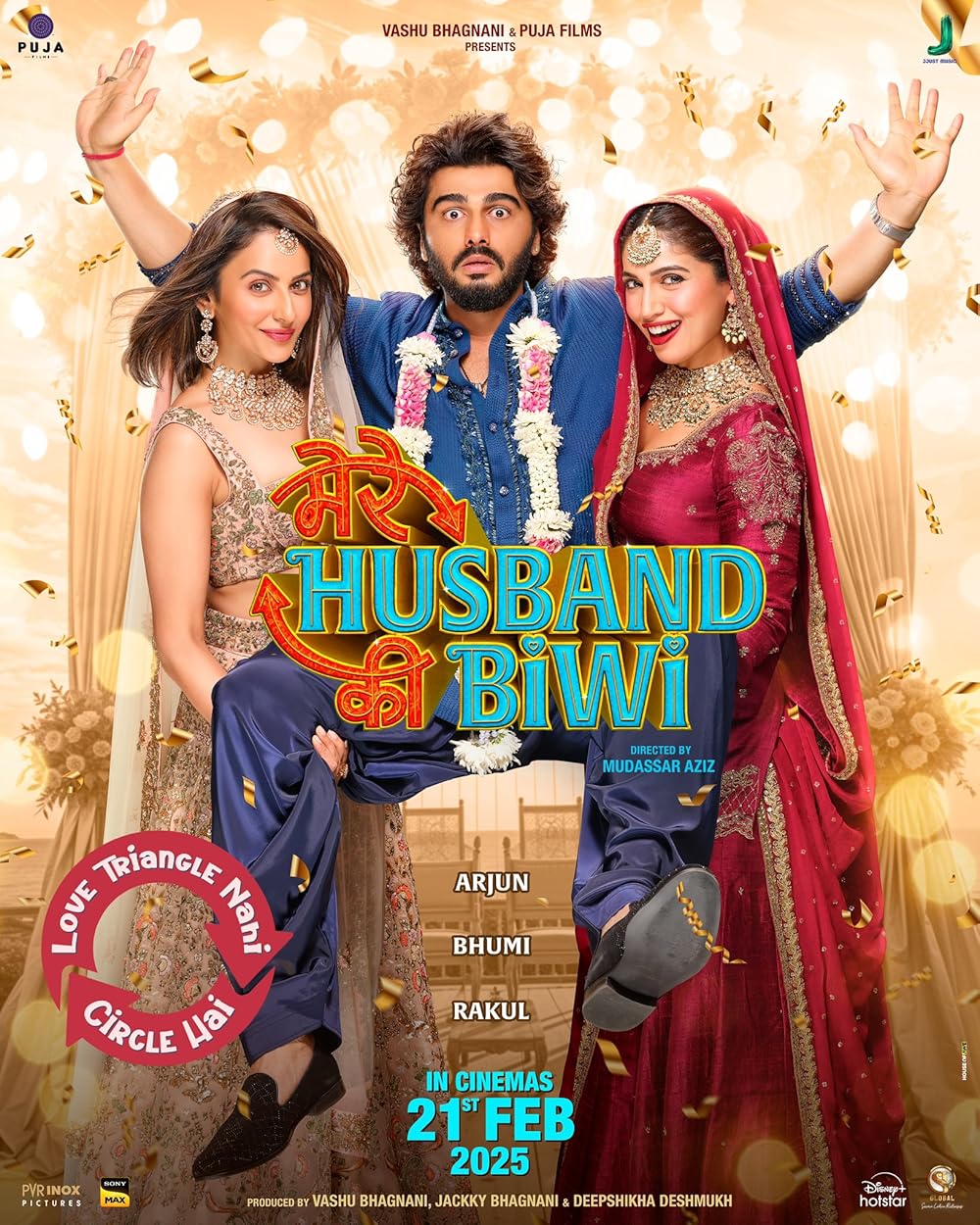 Mere Husband Ki Biwi 2025 Hindi Official Trailer 1080p | 720p HDRip Download